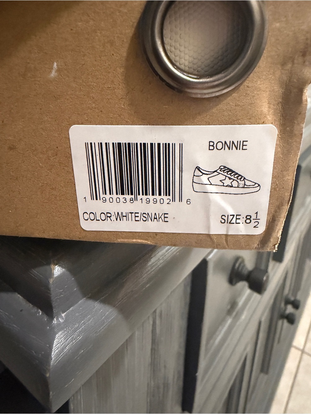 Vintage Havana “Bonnie” Snake Print Sneaker - Picture 8 of 8